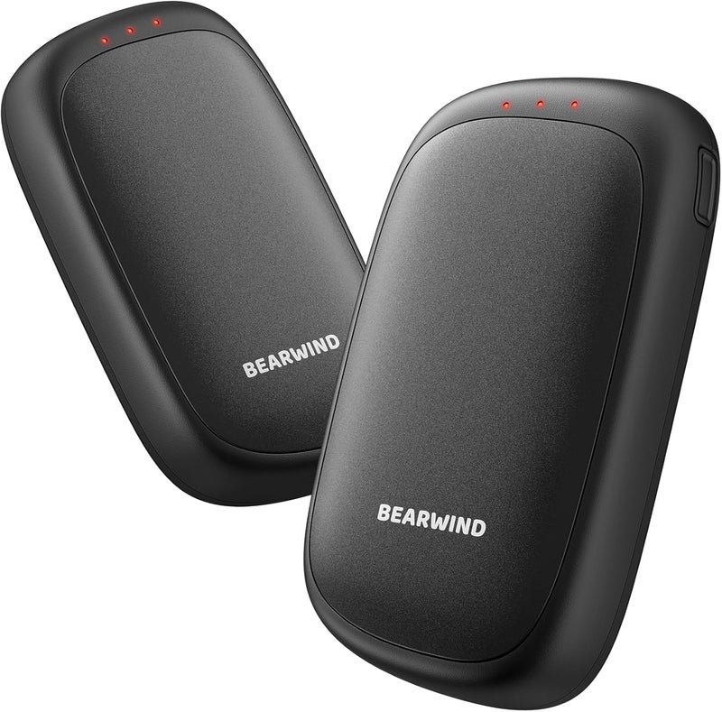 Bearwind Electric Hand Warmers Rechargeable - 2 Pack Magnetic Pocket Heater Handwarmers with AI Chips, Portable Hunting Gear, Reusable Winter Essentials, Gift Ideas for Men, Women, Outdoor - Image 1